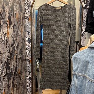 Grey Midi Dress